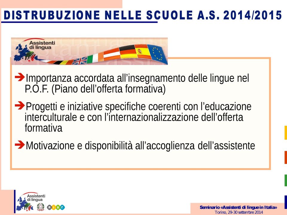 coerenti con l educazione interculturale e con l