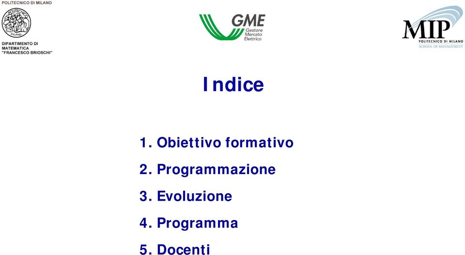 Programmazione 3.