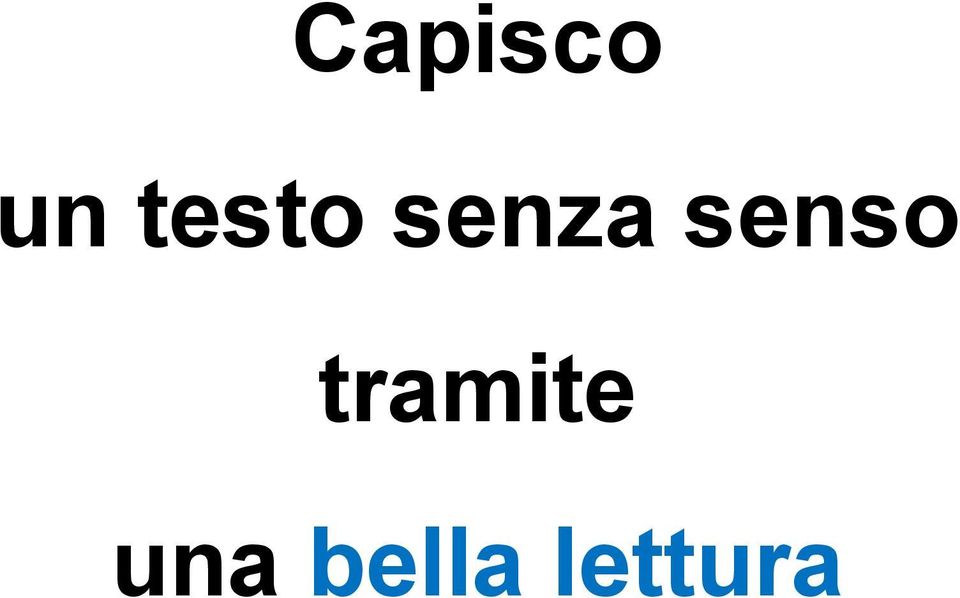 senso tramite