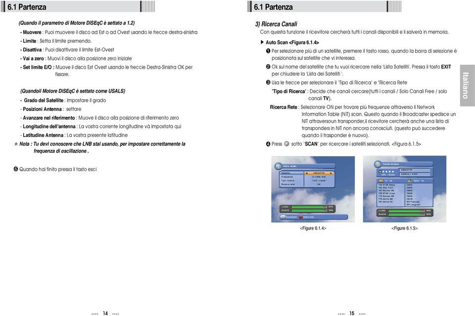 - Disattiva : Puoi disattivare il limite Est-Ovest - Vai a zero : Muovi il disco alla posizione zero iniziale - Set limite E/O : Muove il disco Est Ovest usando le freccie Destra-Sinistra OK per