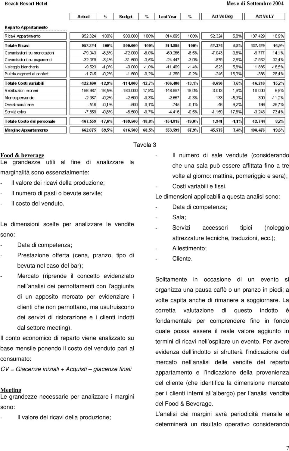 analisi dei pernottamenti con l aggiunta di un apposito mercato per evidenziare i clienti che non pernottano, ma usufruiscono dei servizi di ristorazione e i clienti indotti dal settore meeting).