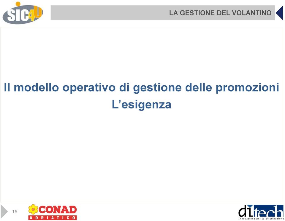 operativo di gestione