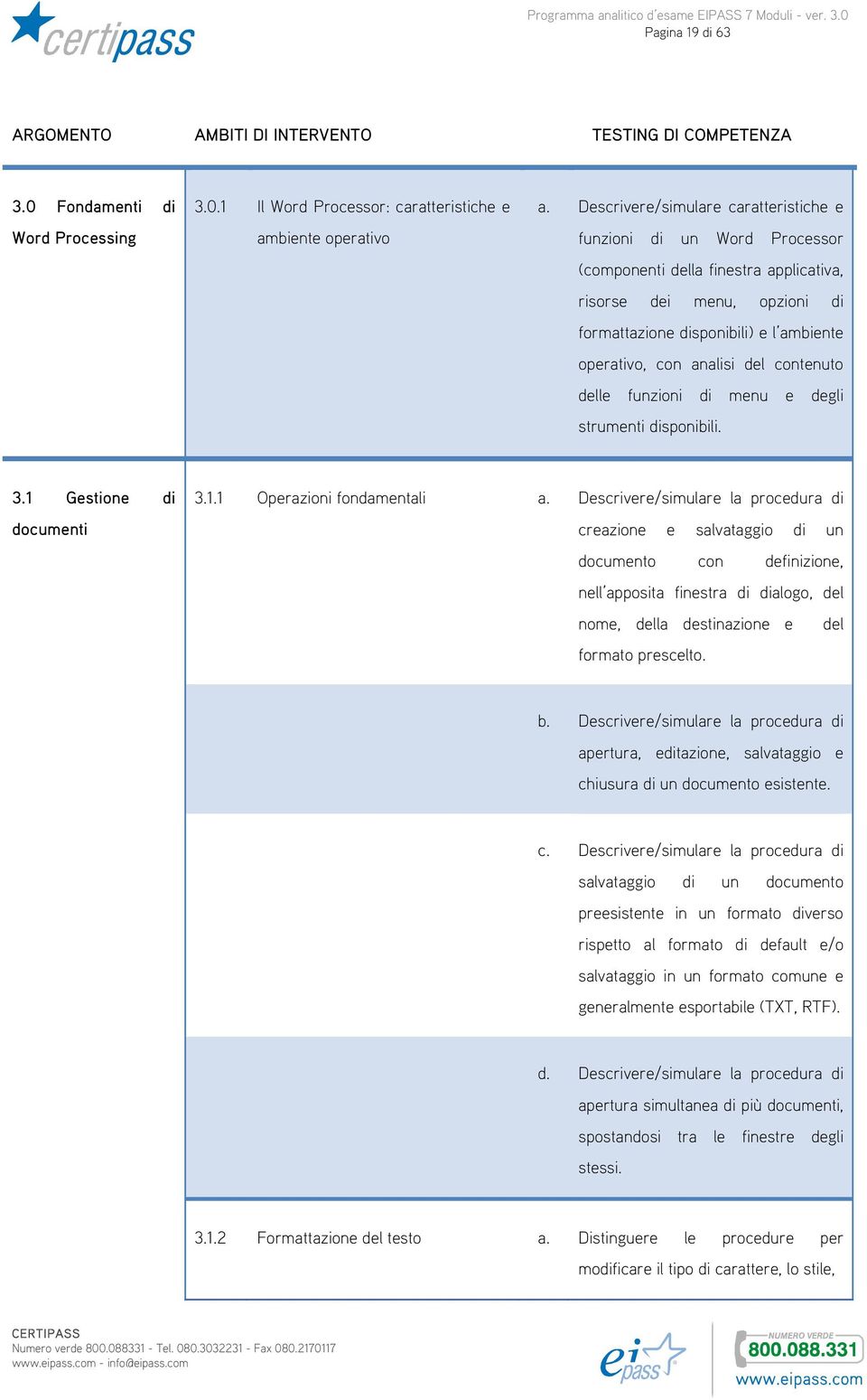 del contenuto delle funzioni di menu e degli strumenti disponibili. 3.1 Gestione di documenti 3.1.1 Operazioni fondamentali a.