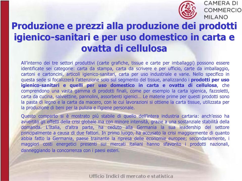 industriale e varie.