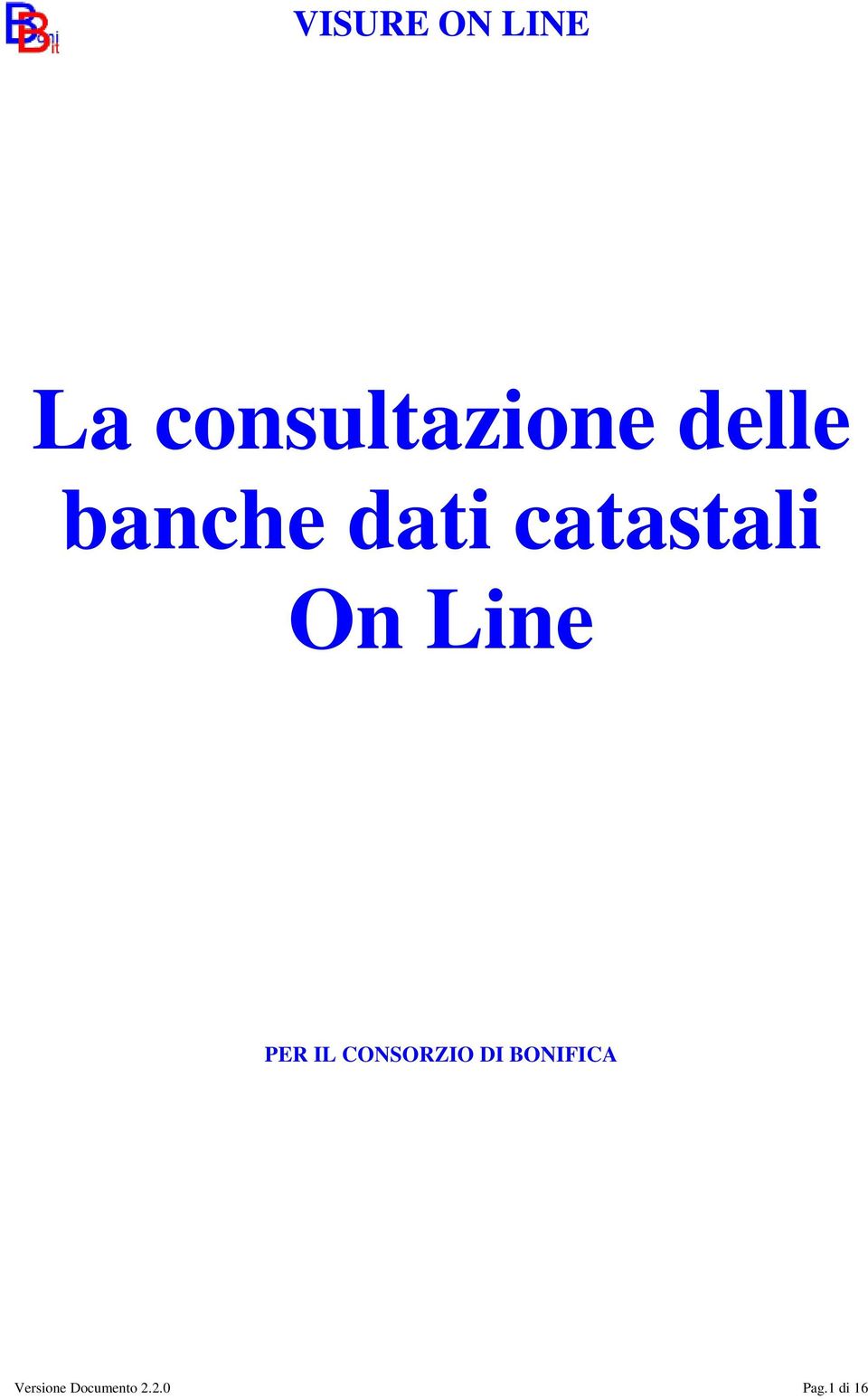 CONSORZIO DI BONIFICA