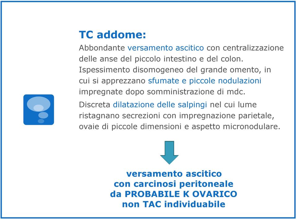 somministrazione di mdc.