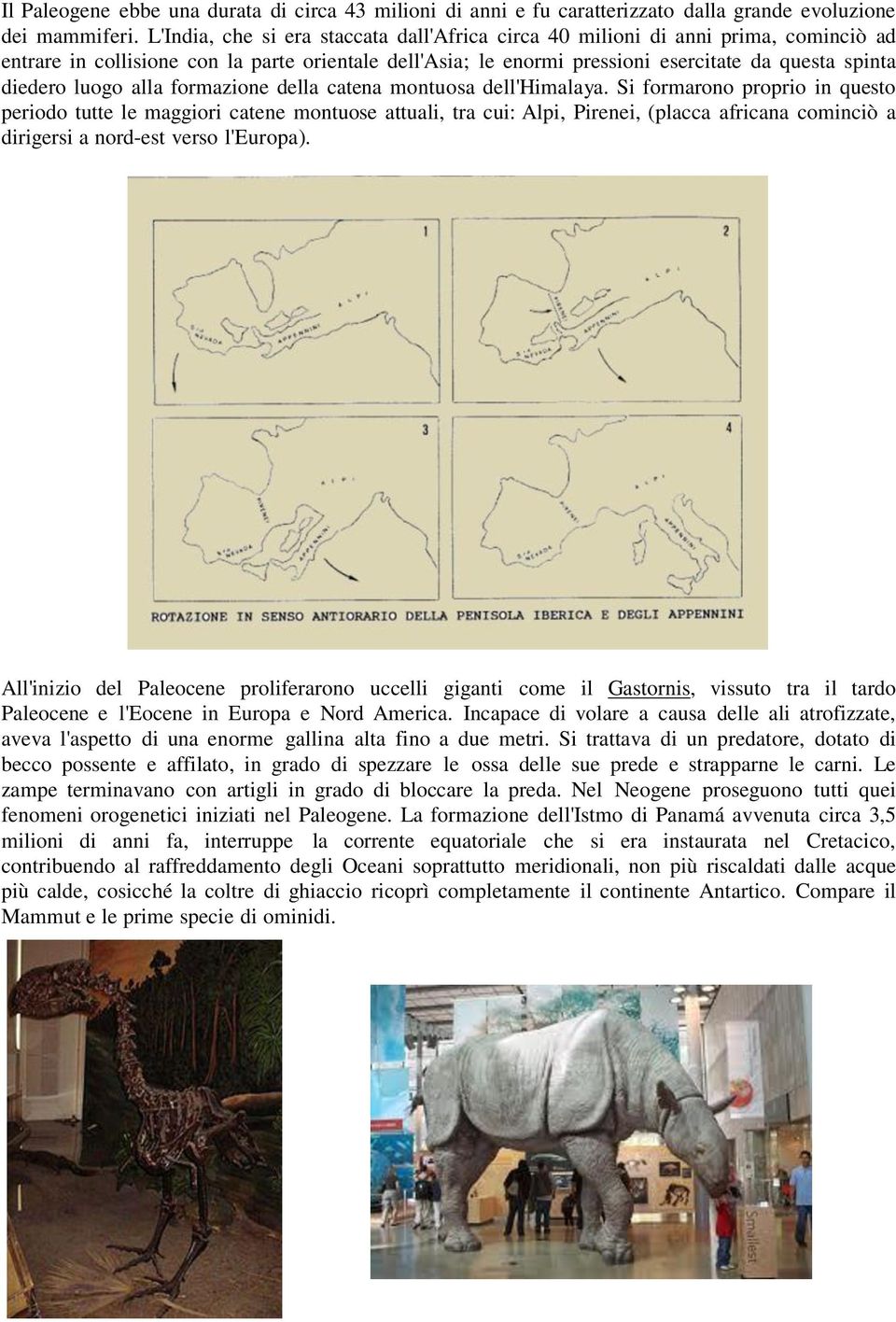 luogo alla formazione della catena montuosa dell'himalaya.