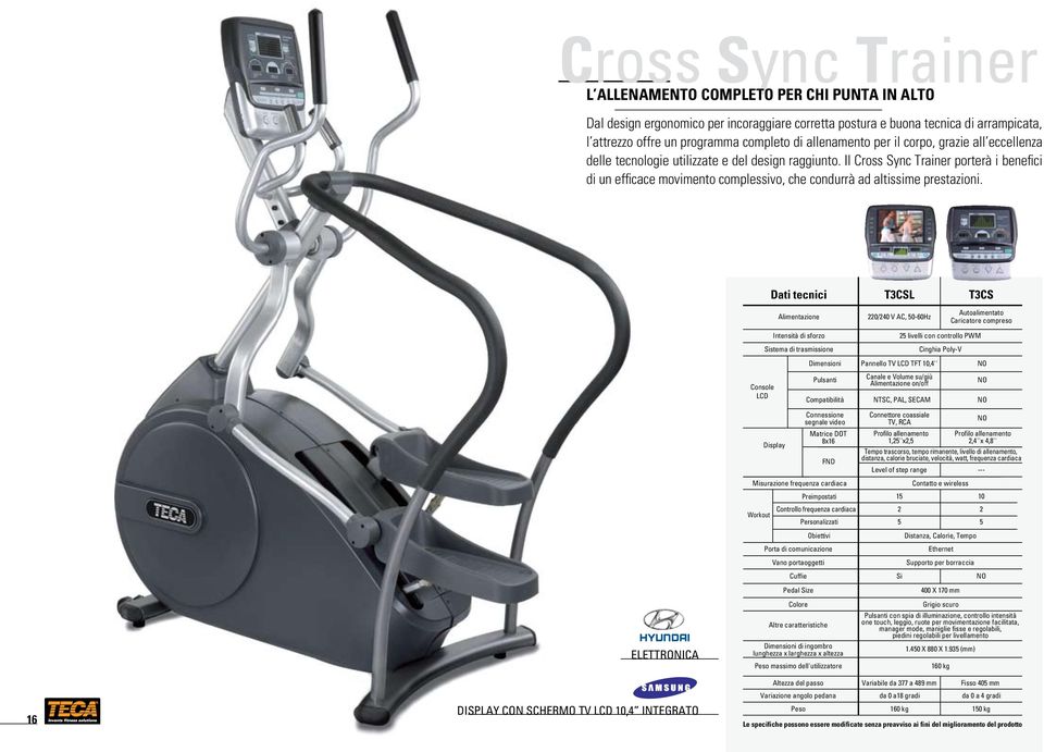 Il Cross Sync Trainer porterà i benefici di un efficace movimento complessivo, che condurrà ad altissime prestazioni.