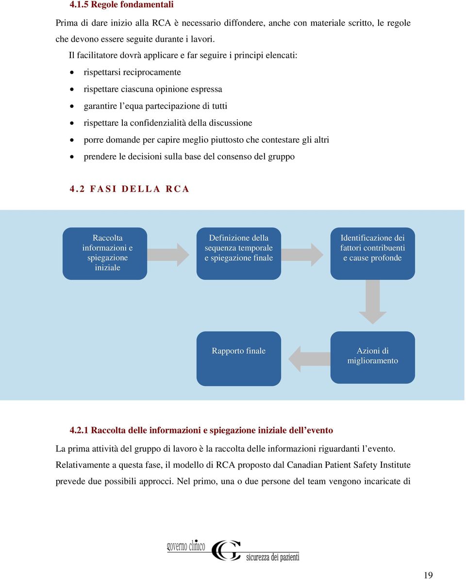 confidenzialità della discussione porre domande per capire meglio piuttosto che contestare gli altri prendere le decisioni sulla base del consenso del gruppo 4.