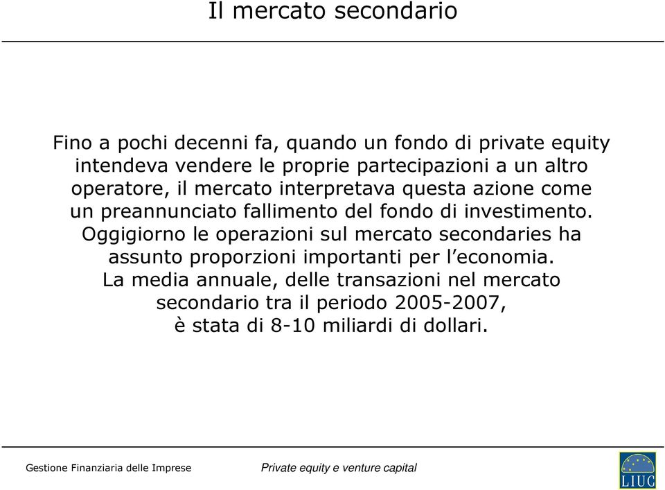 fondo di investimento.