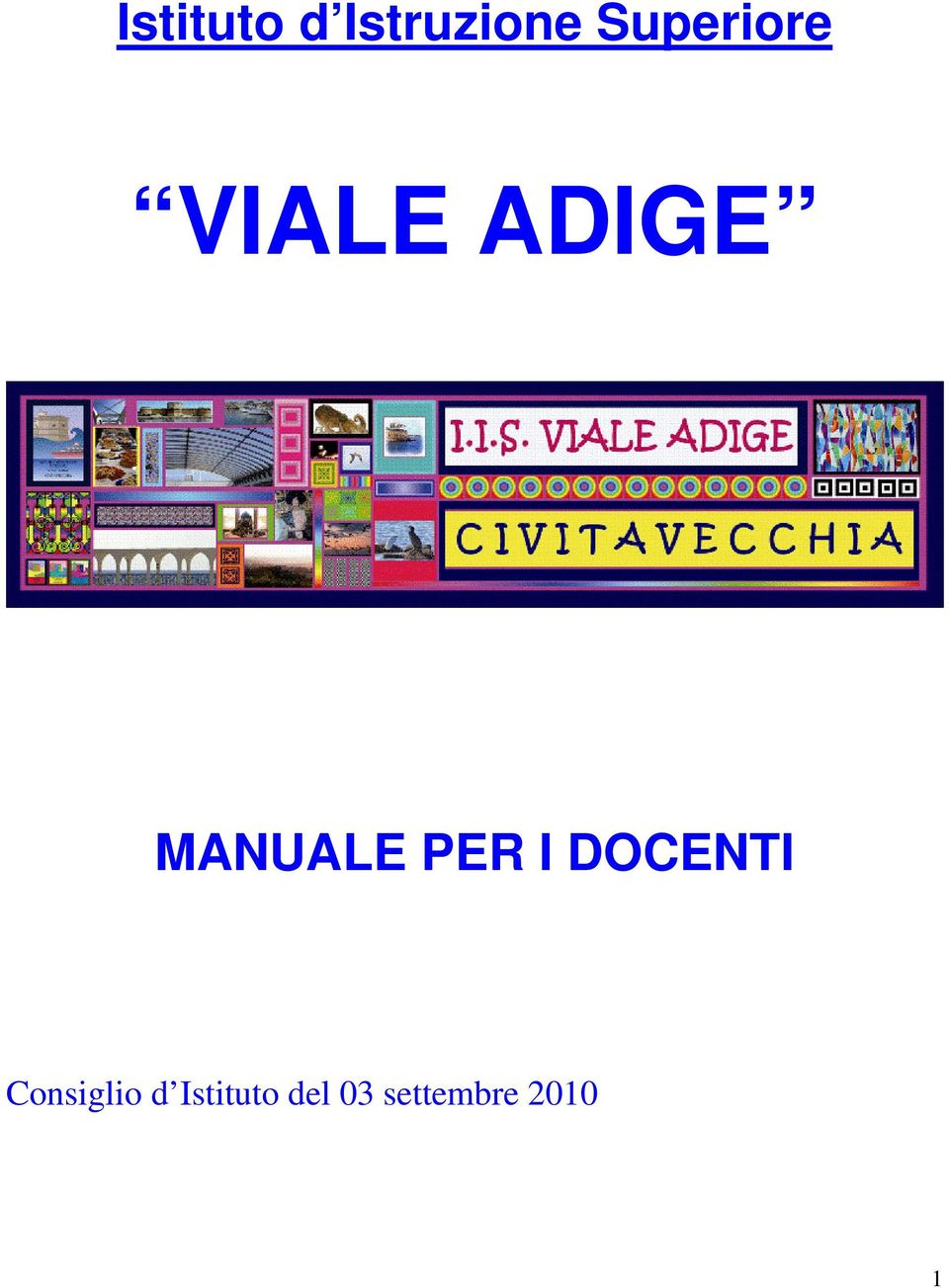 MANUALE PER I DOCENTI