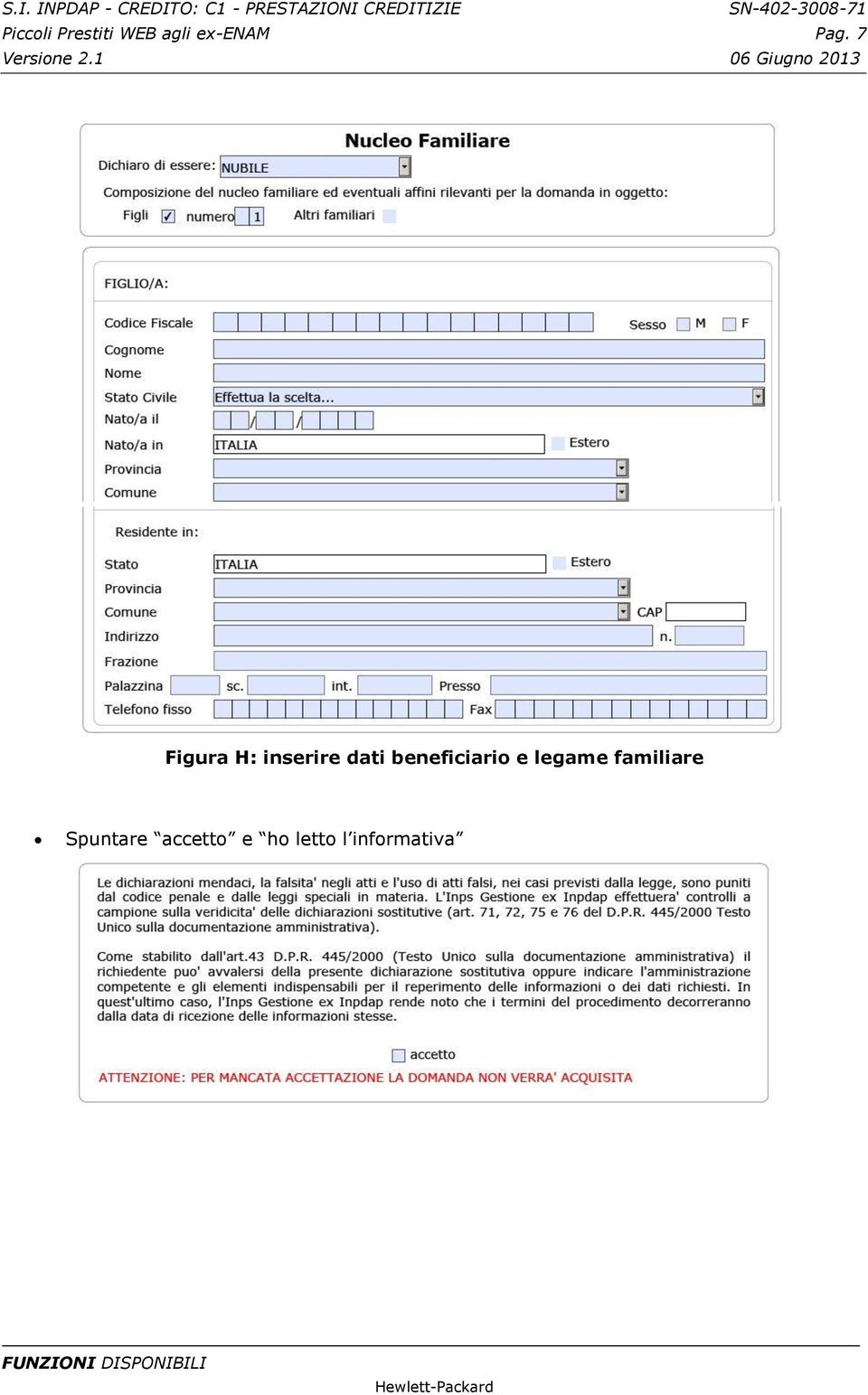 beneficiario e legame familiare