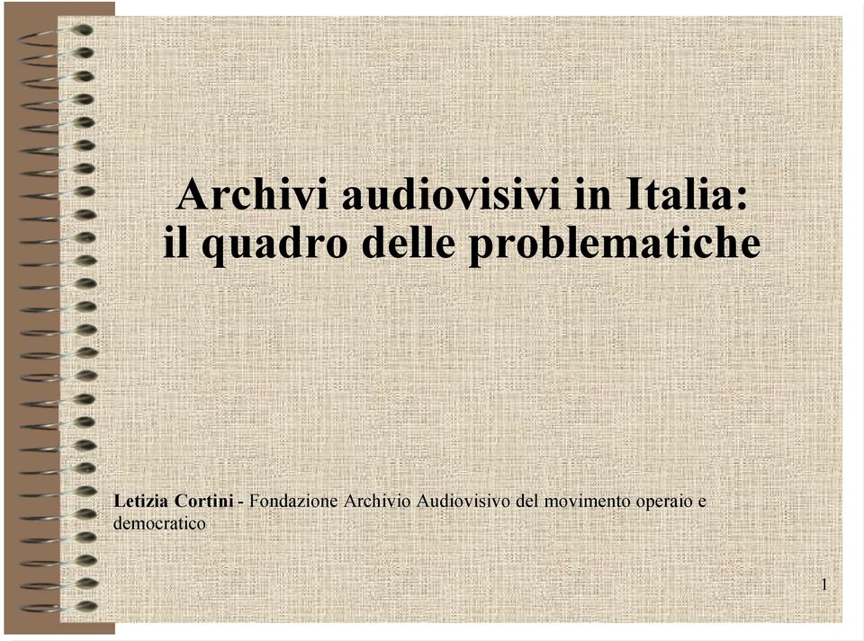 Cortini - Fondazione Archivio