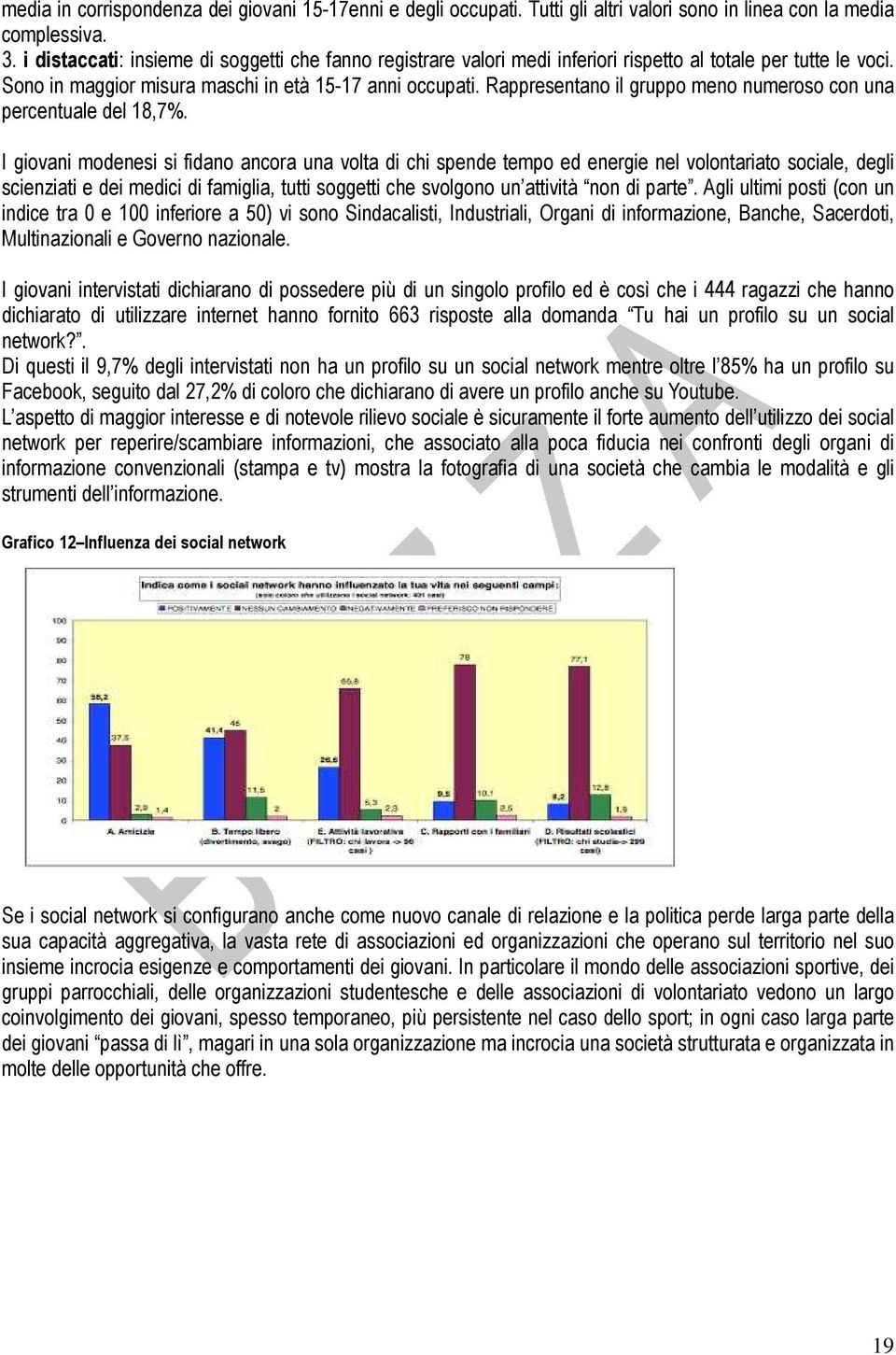 Rappresentano il gruppo meno numeroso con una percentuale del 18,7%.