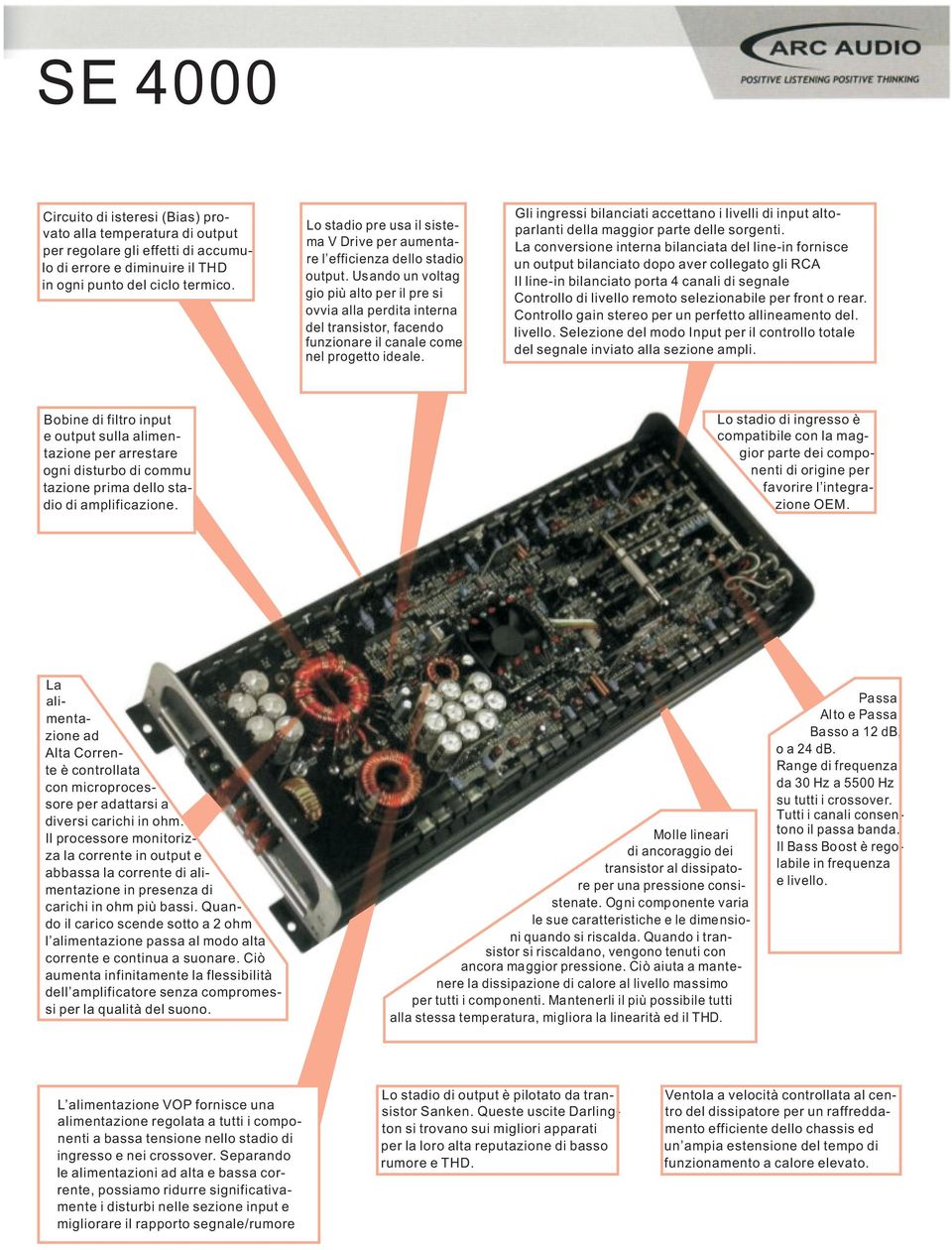 By using Usando a higher un voltag gio vottage più alto for per the il preamp si ovvia drives alla we perdita overcome interna the del transistor, facendo funzionare tfansìstors il making canale the