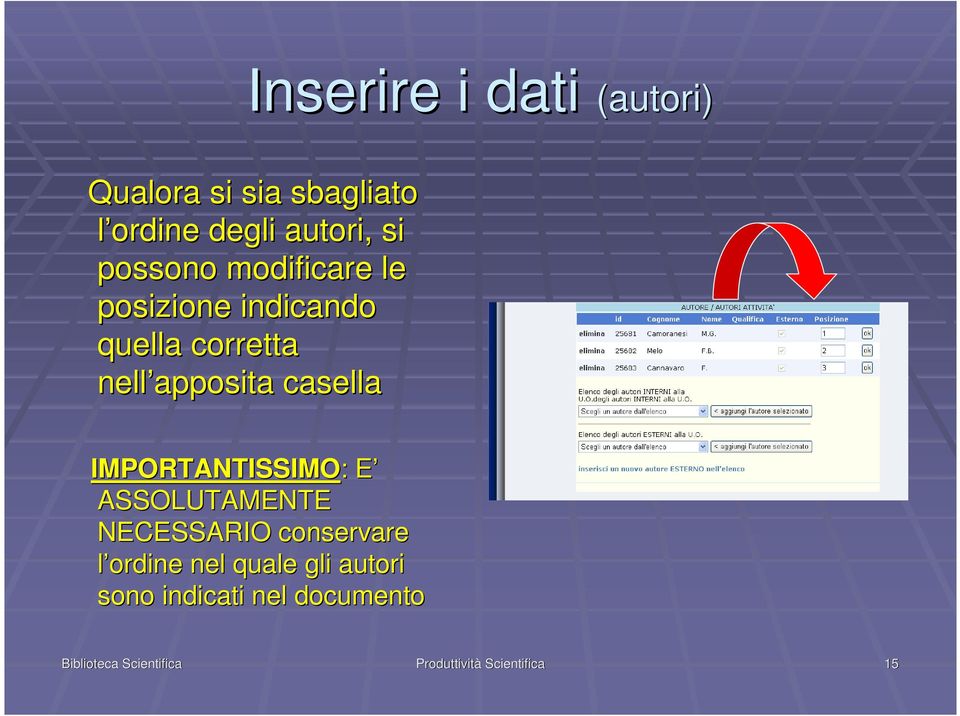 casella IMPORTANTISSIMO: : E E ASSOLUTAMENTE NECESSARIO conservare l