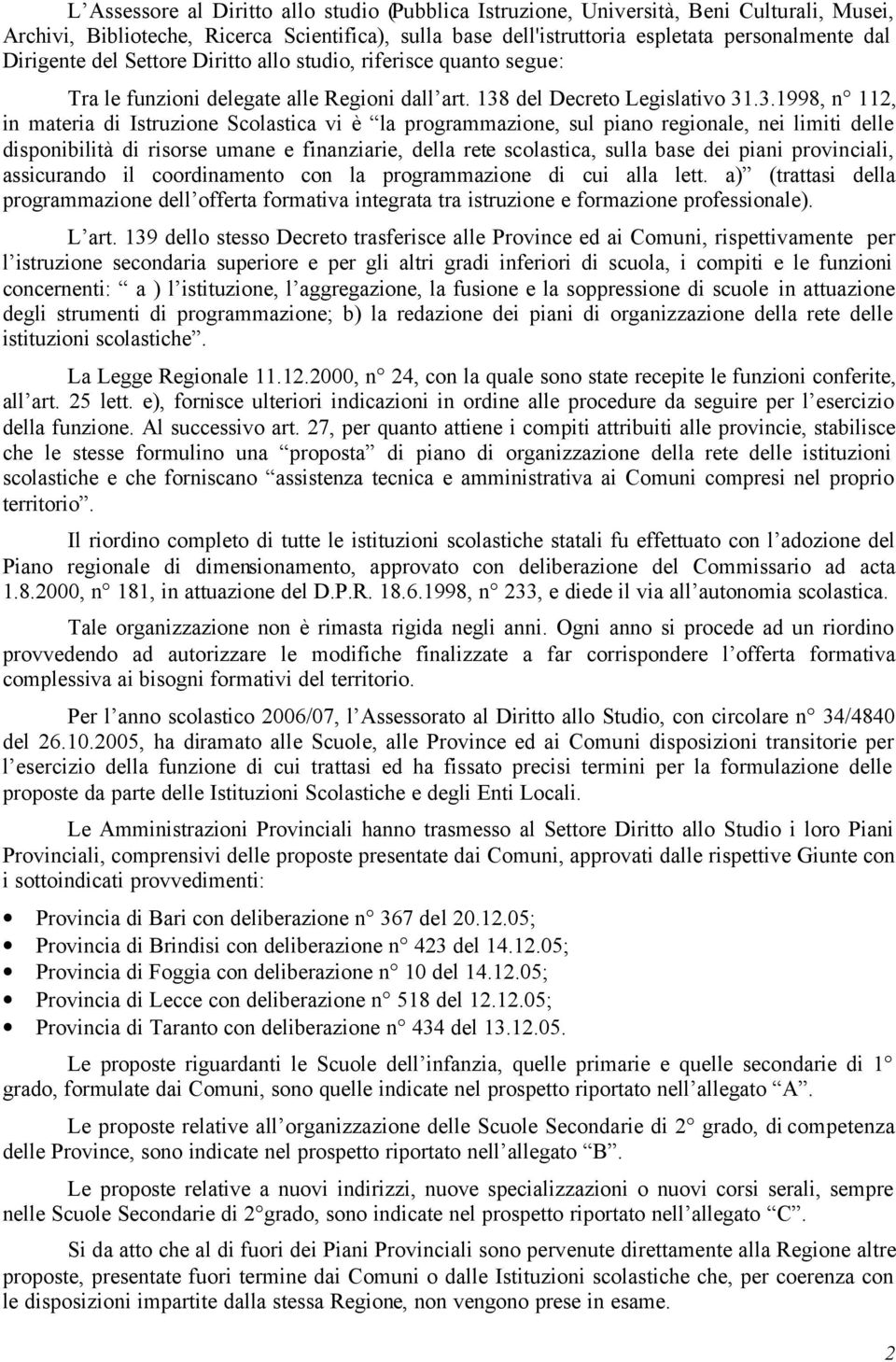 del Decreto Legislativo 31