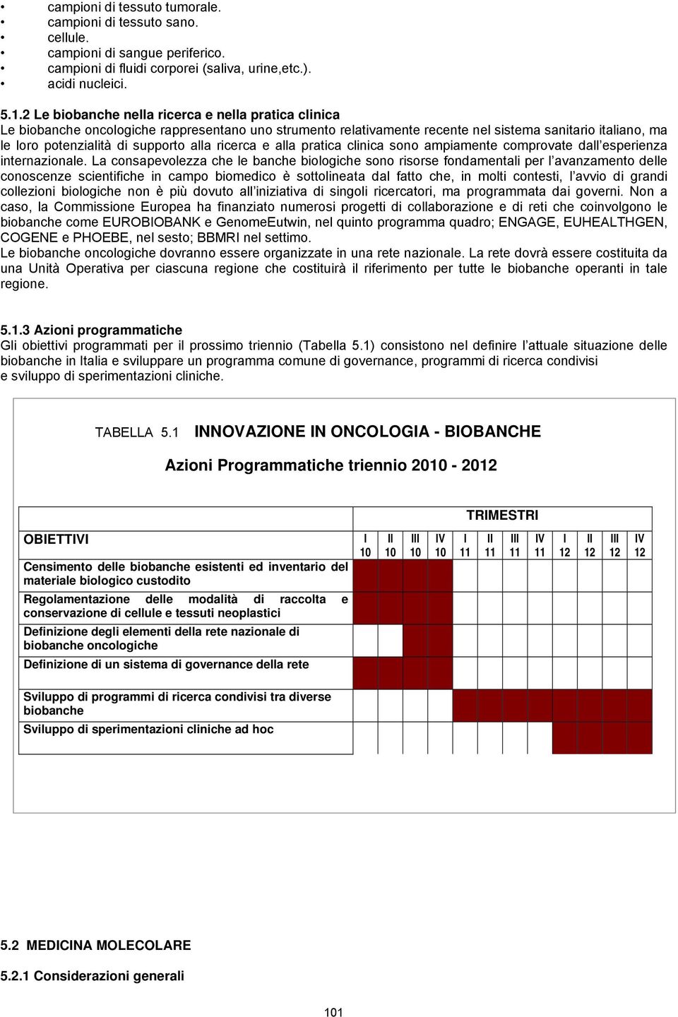 alla ricerca e alla pratica clinica sono ampiamente comprovate dall esperienza internazionale.