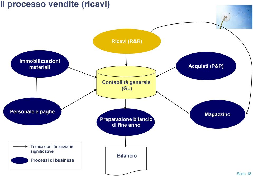 paghe Preparazione bilancio di fine anno Magazzino Transazioni