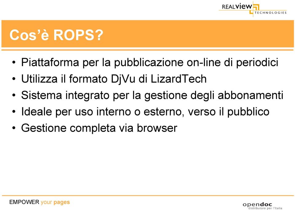 Utilizza il formato DjVu di LizardTech Sistema integrato