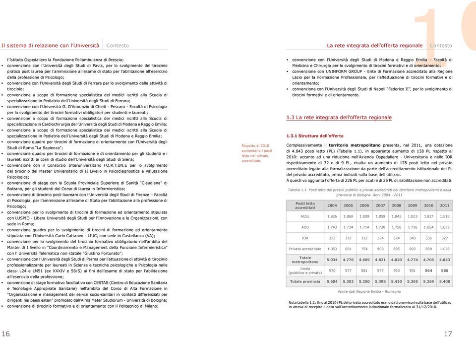 degli Studi di Ferrara per lo svolgimento delle attività di tirocinio; specializzazione in Pediatria dell Università degli Studi di Ferrara; convenzione con l Università G.