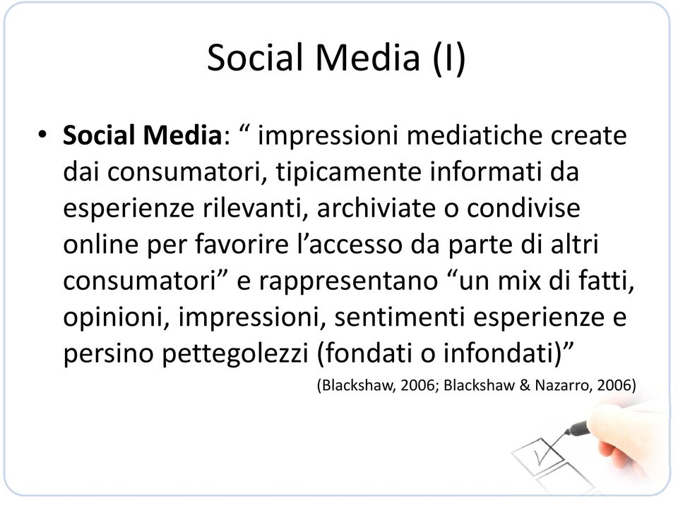 parte di altri consumatori e rappresentano un mix di fatti, opinioni, impressioni, sentimenti