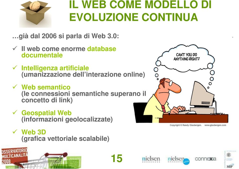 CONTINUA Intelligenza artificiale (umanizzazione dell interazione online) Web