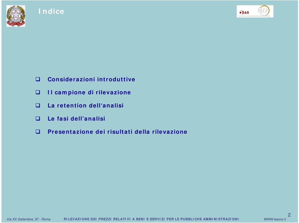 dell analisi Le fasi dell analisi