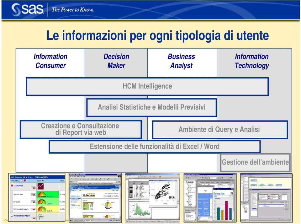 Modelli Previsivi Creazione e Consultazione di Report via web Ambiente di Query