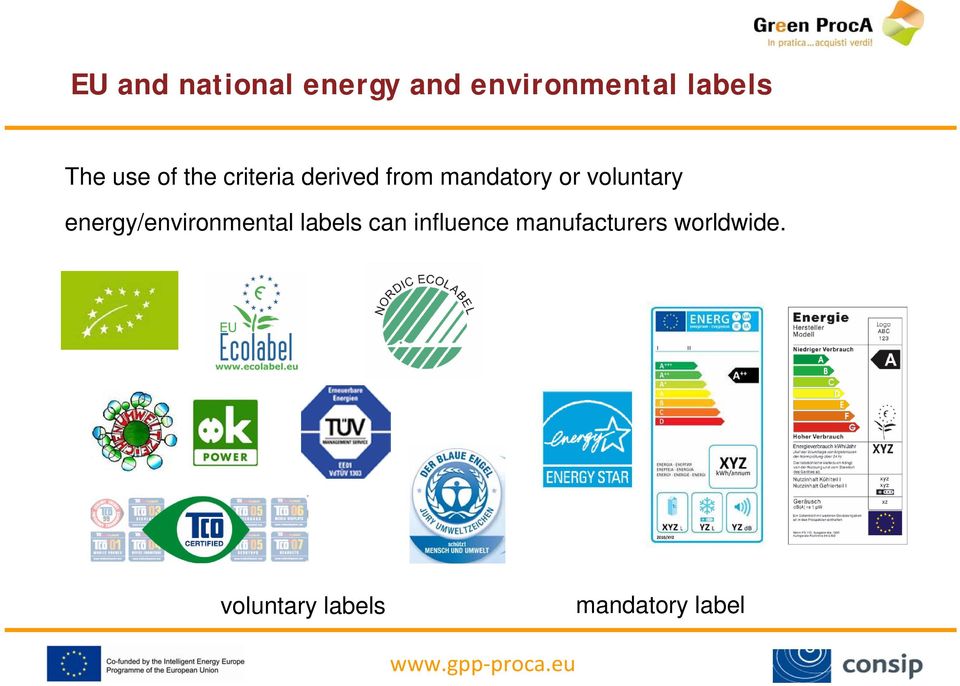 voluntary energy/environmental labels can influence