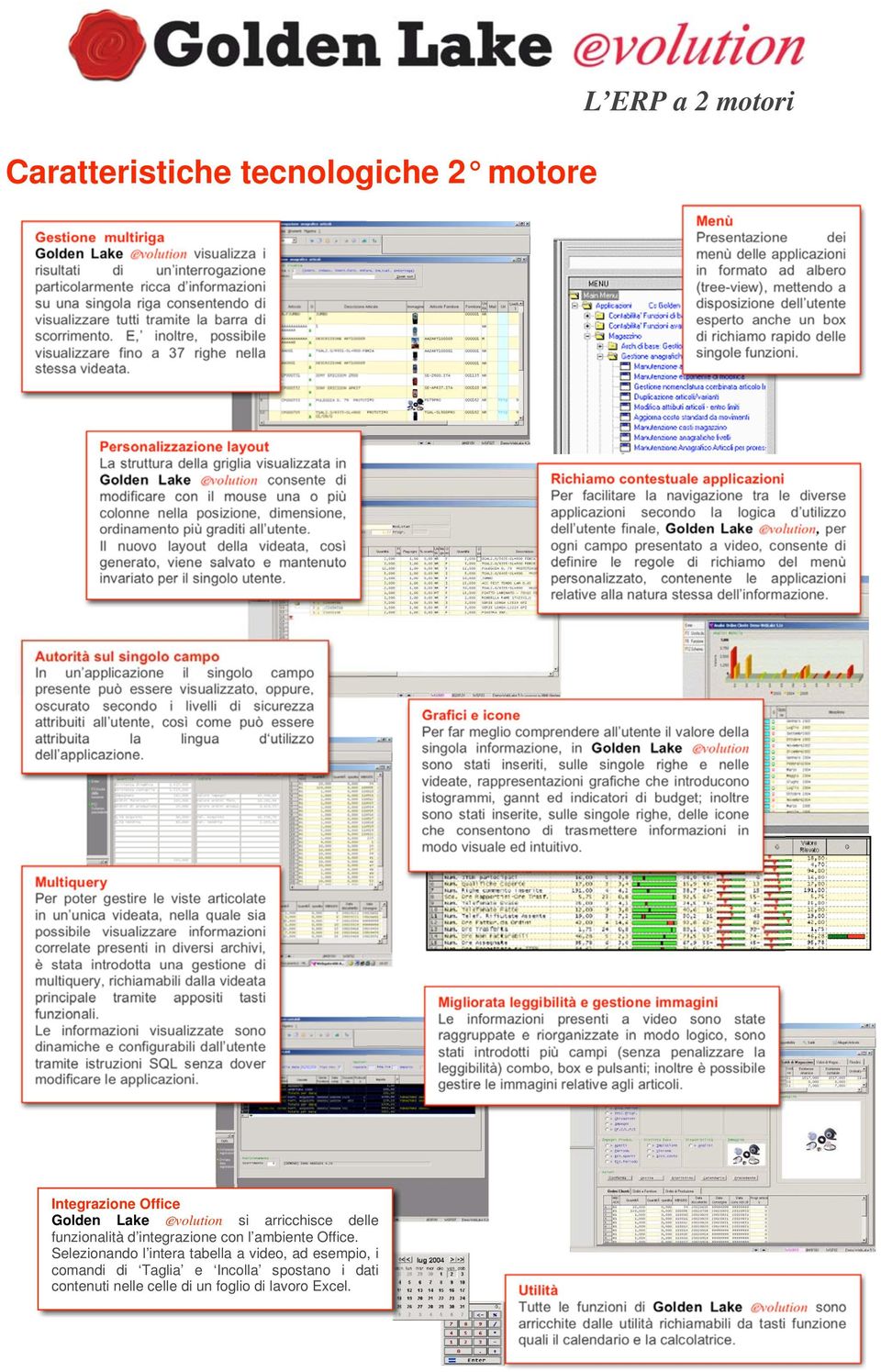 Menù Presentazione dei menù delle applicazioni in formato ad albero (tree-view), mettendo a disposizione dell utente esperto anche un box di richiamo rapido delle singole funzioni.