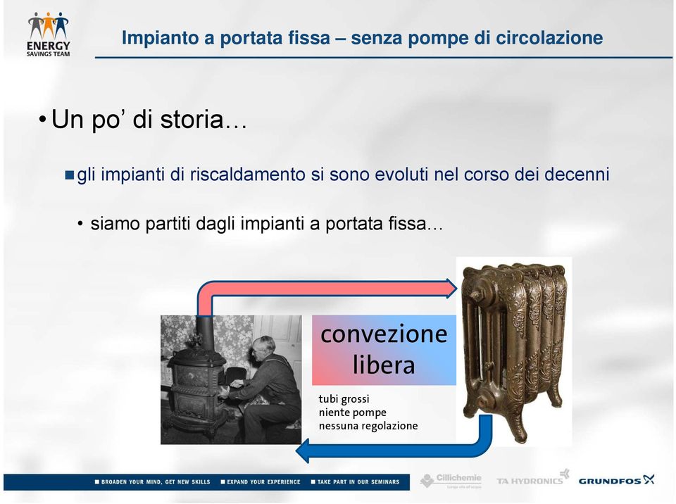 corso dei decenni siamo partiti dagli impianti a portata