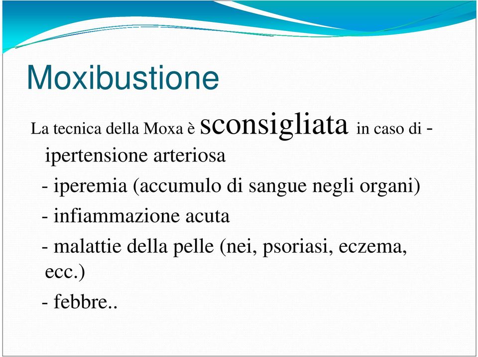 di sangue negli organi) - infiammazione acuta -