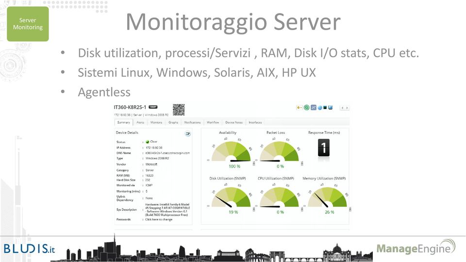 Disk I/O stats, CPU etc.