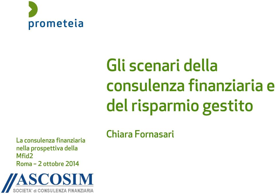 consulenza finanziaria nella