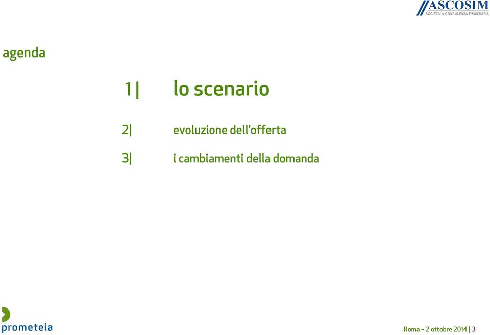 3 i cambiamenti della