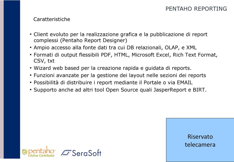 Text Format, CSV, txt Wizard web based per la creazione rapida e guidata di reports.