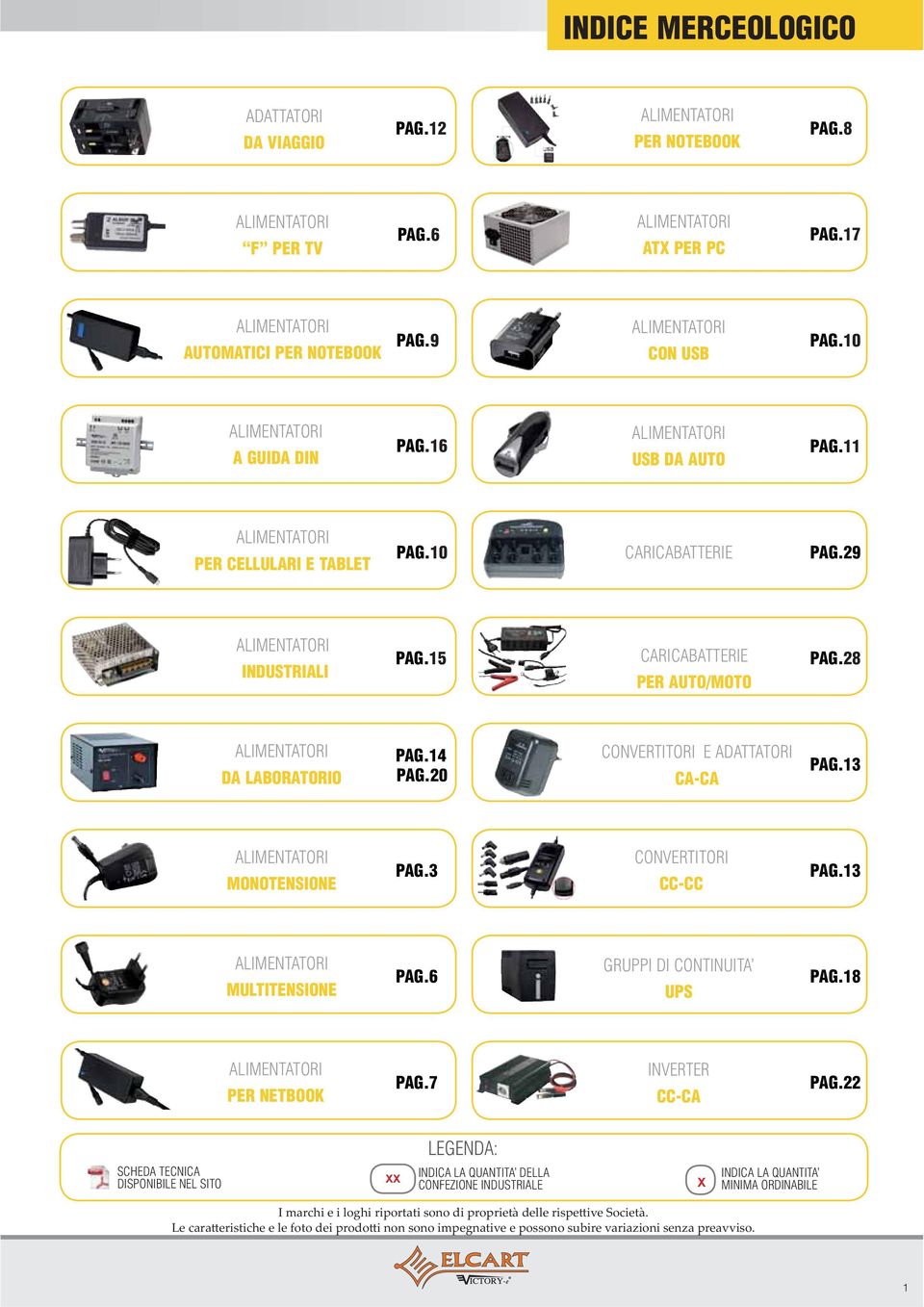 28 ALIMENTATORI DA LABORATORIO PAG.4 PAG.20 CONVERTITORI E ADATTATORI CA-CA PAG.3 ALIMENTATORI MONOTENSIONE PAG.3 CONVERTITORI CC-CC PAG.3 ALIMENTATORI MULTITENSIONE PAG.