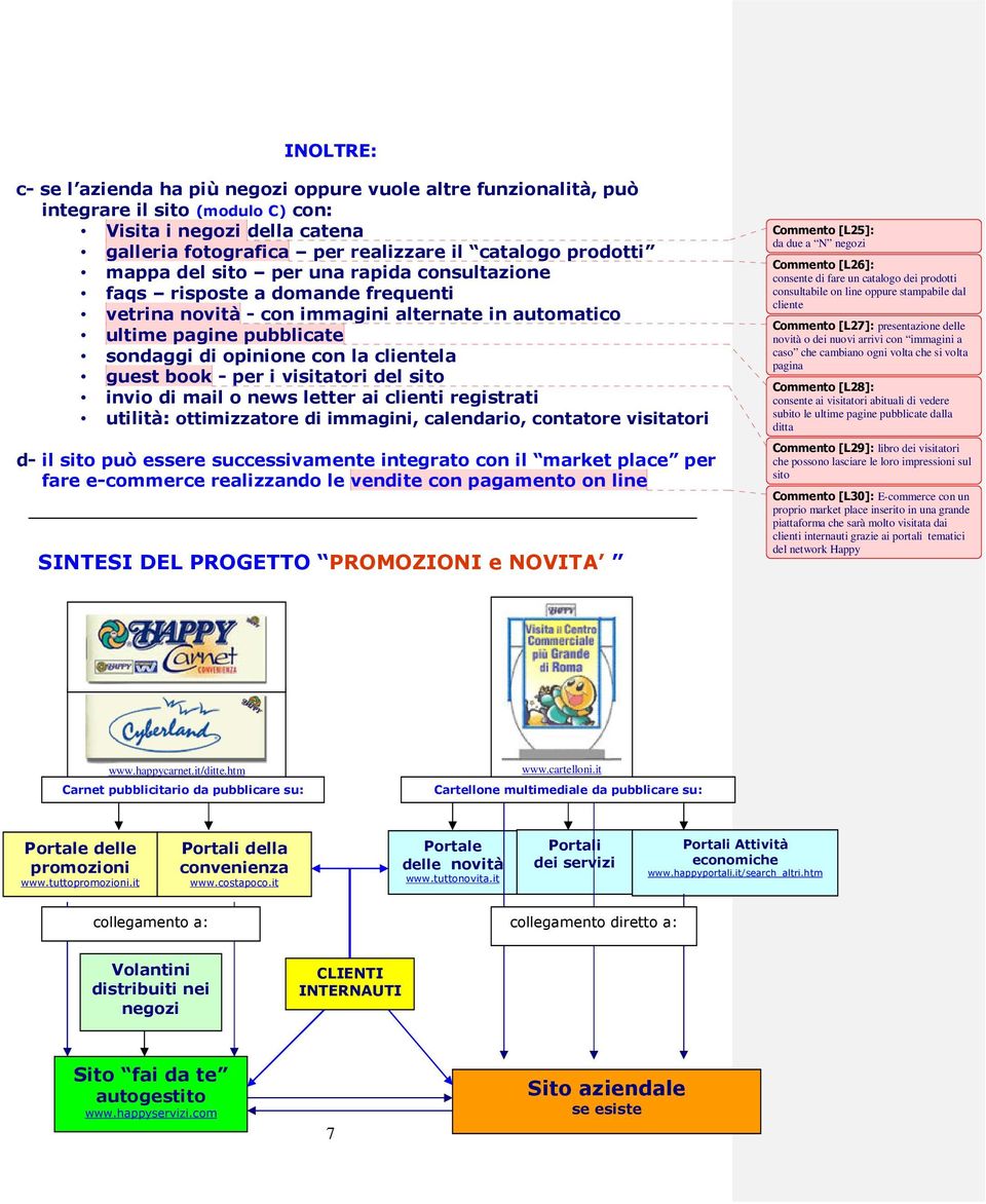 guest book - per i visitatori del sito invio di mail o news letter ai clienti registrati utilità: ottimizzatore di immagini, calendario, contatore visitatori d- il sito può essere successivamente