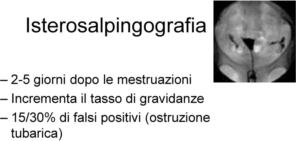 il tasso di gravidanze 15/30% di