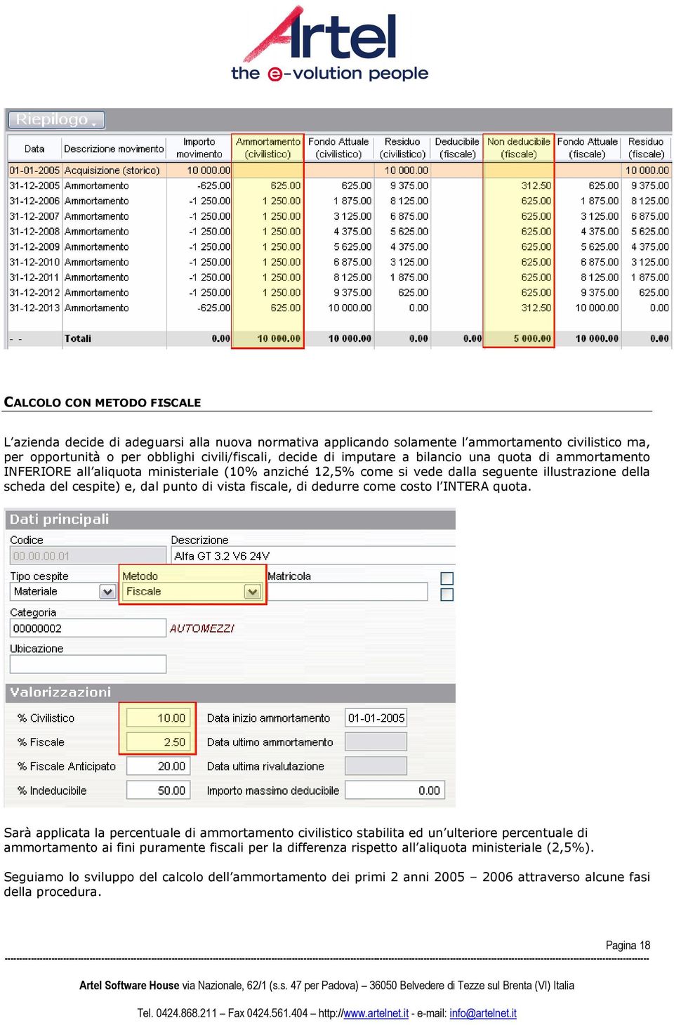 vista fiscale, di dedurre come costo l INTERA quota.