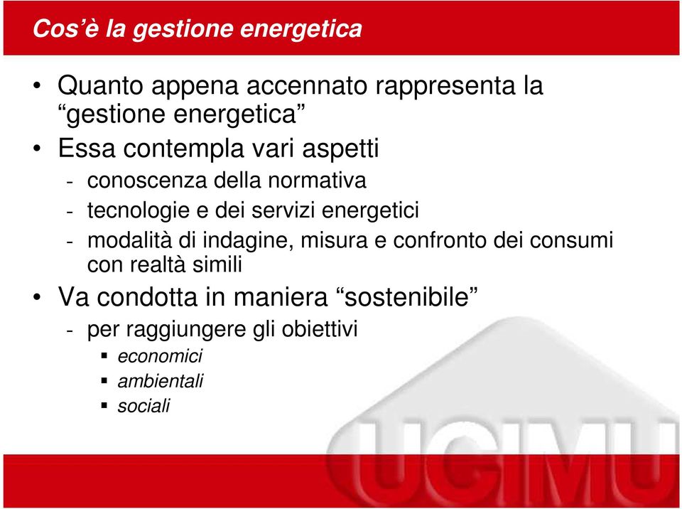 energetici - modalità di indagine, misura e confronto dei consumi con realtà simili Va