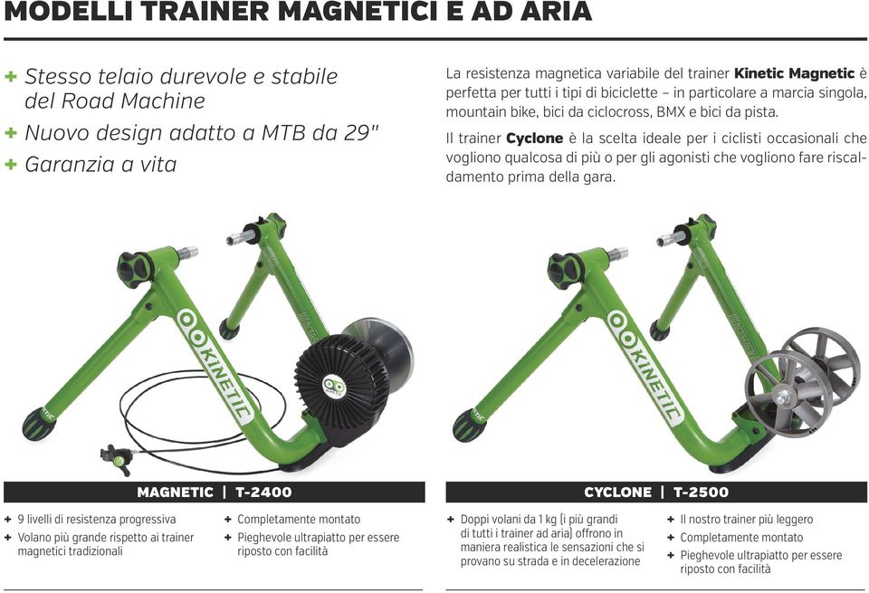 Il trainer Cyclone è la scelta ideale per i ciclisti occasionali che vogliono qualcosa di più o per gli agonisti che vogliono fare riscaldamento prima della gara.