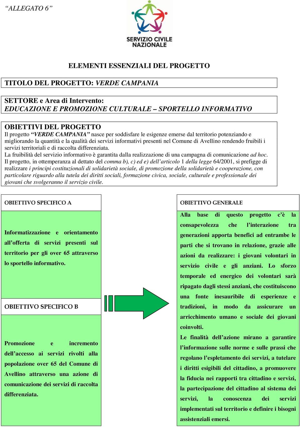 fruibili i servizi territoriali e di raccolta differenziata. La fruibilità del servizio informativo è garantita dalla realizzazione di una campagna di comunicazione ad hoc.