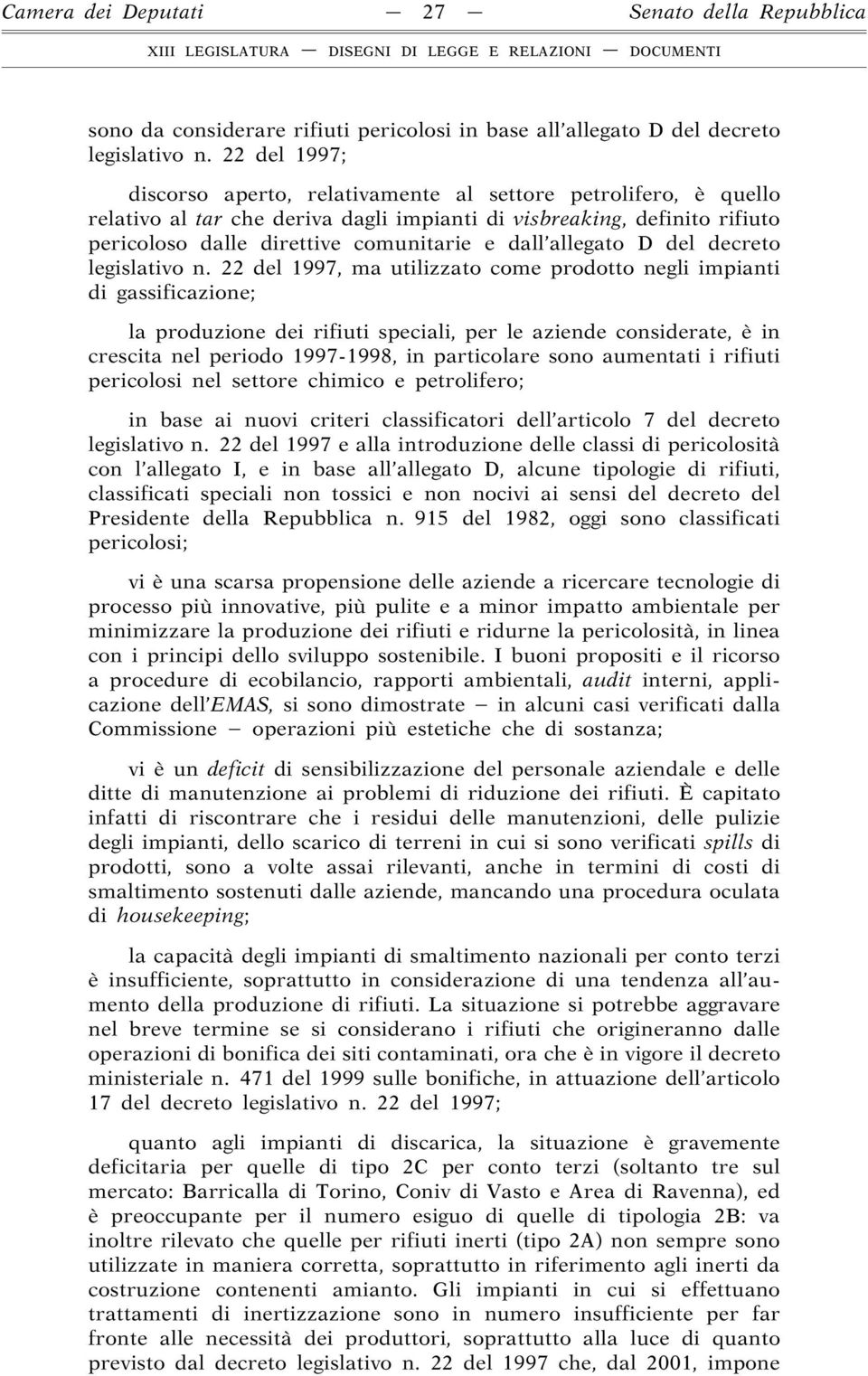 allegato D del decreto legislativo n.