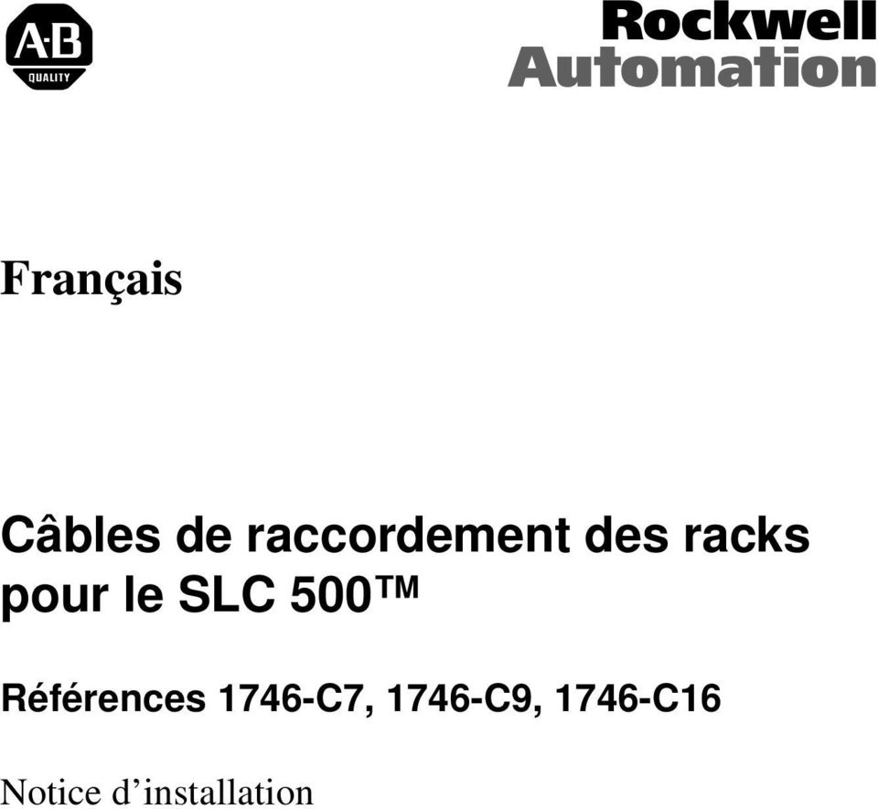 le SLC 500 Références