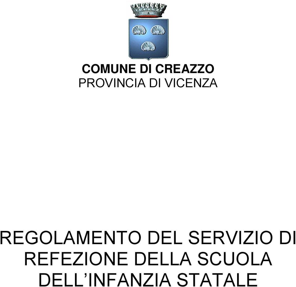 SERVIZIO DI REFEZIONE DELLA