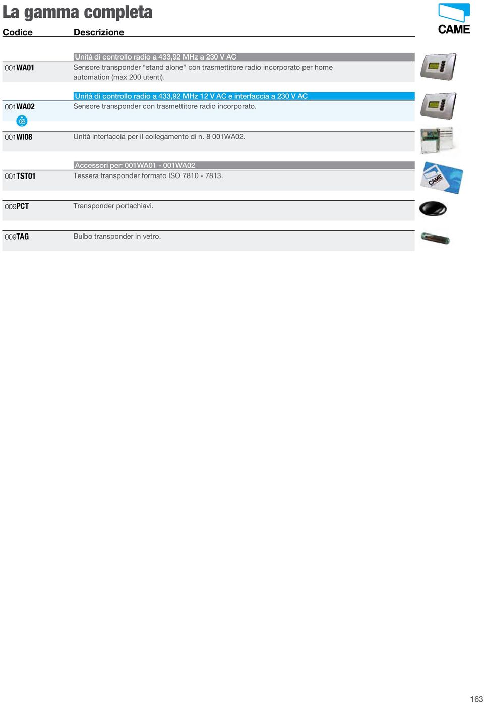 00WA02 Unità di controllo radio a 433,92 MHz 2 V AC e interfaccia a 230 V AC Sensore transponder con trasmettitore radio