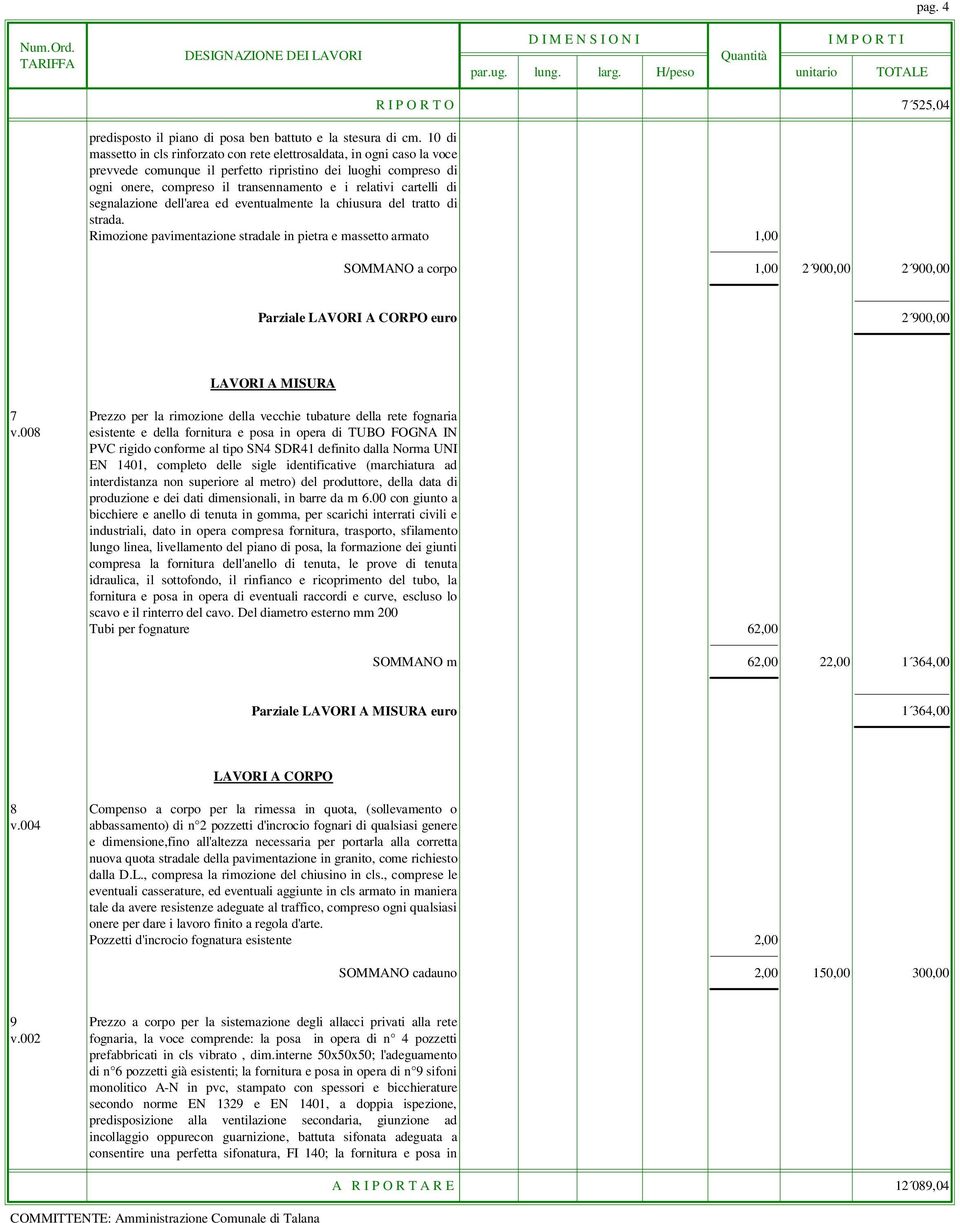 cartelli di segnalazione dell'area ed eventualmente la chiusura del tratto di strada.