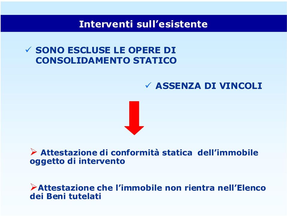 conformità statica dell immobile oggetto di intervento